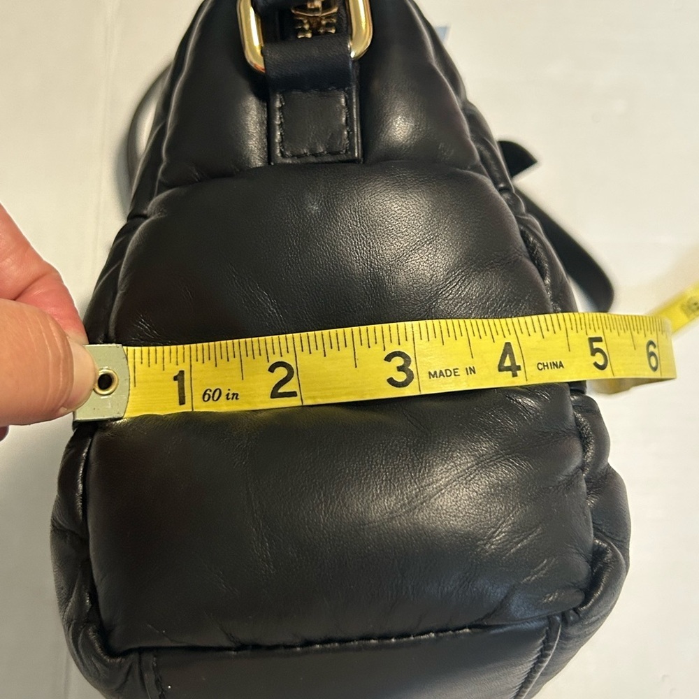MARTA PONTI Black Quilted Crossbody Adjustable Strap bag NWT - Picture 10 of 12